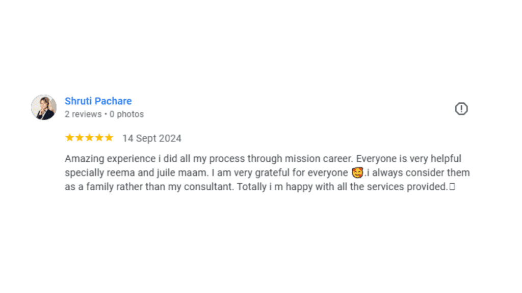 Mission Career Reviews